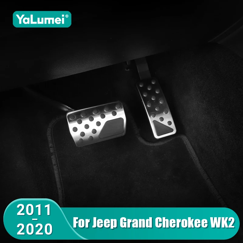 For Jeep Grand Cherokee WK2 2011 2012 2013 2014 2015 2016 2017 2018 2019 2020 Car Fuel Accelerator Brake Pedal Cover Accessories