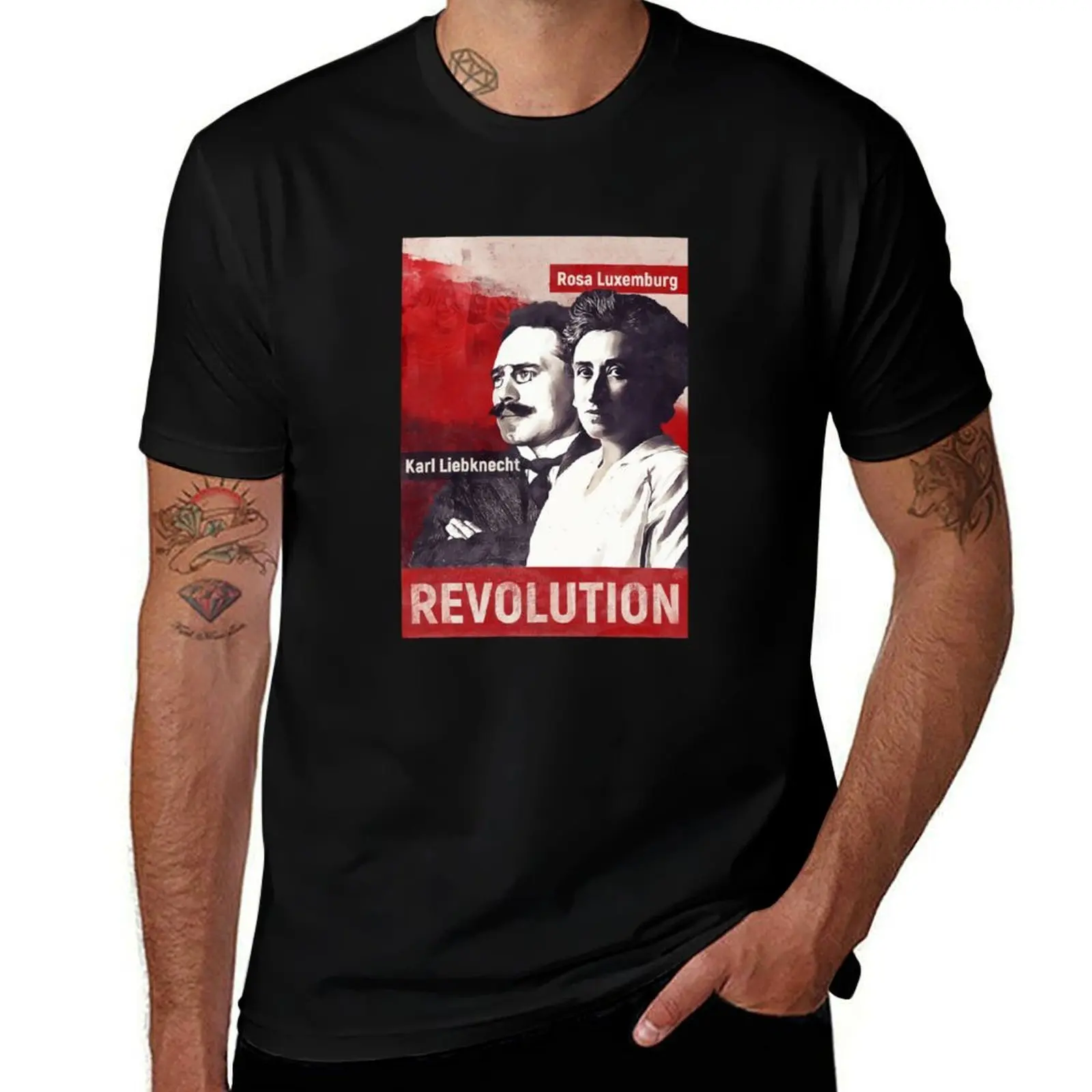 

Rosa Luxemburg und Karl Liebknecht T-Shirt hippie clothes shirts graphic cute tops funny t shirts men