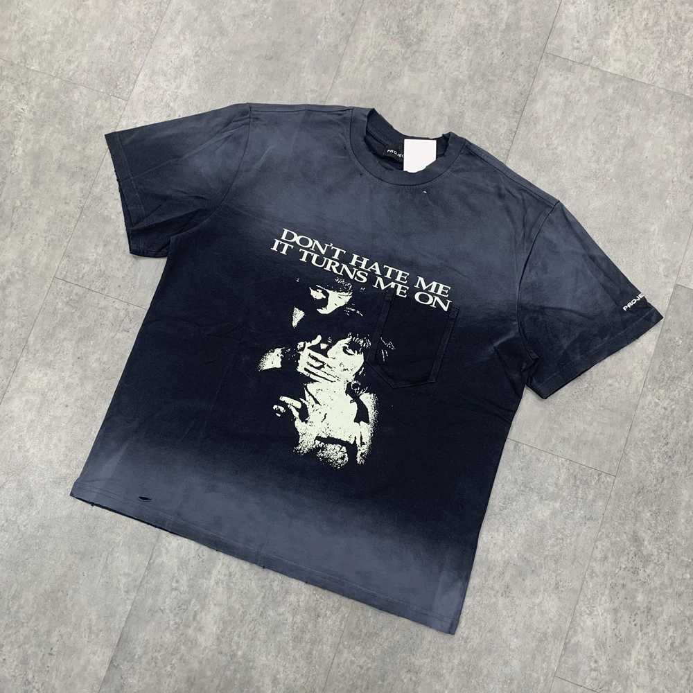 

Yao888 Luxury Brand Fashion Streetwear Tee Tops Vintage Retro Loose Men Clothing Grophics Wased Old Y2k T Shirt For Men