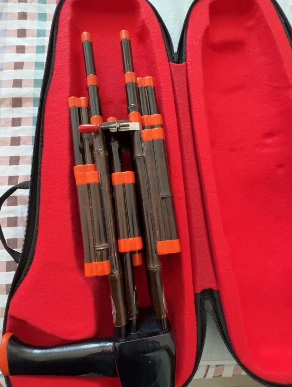 14 Pailles de bambou Sheng, tubes amplificateurs de son double, instrument de musique à vent traditionnel chinois en bambou violet