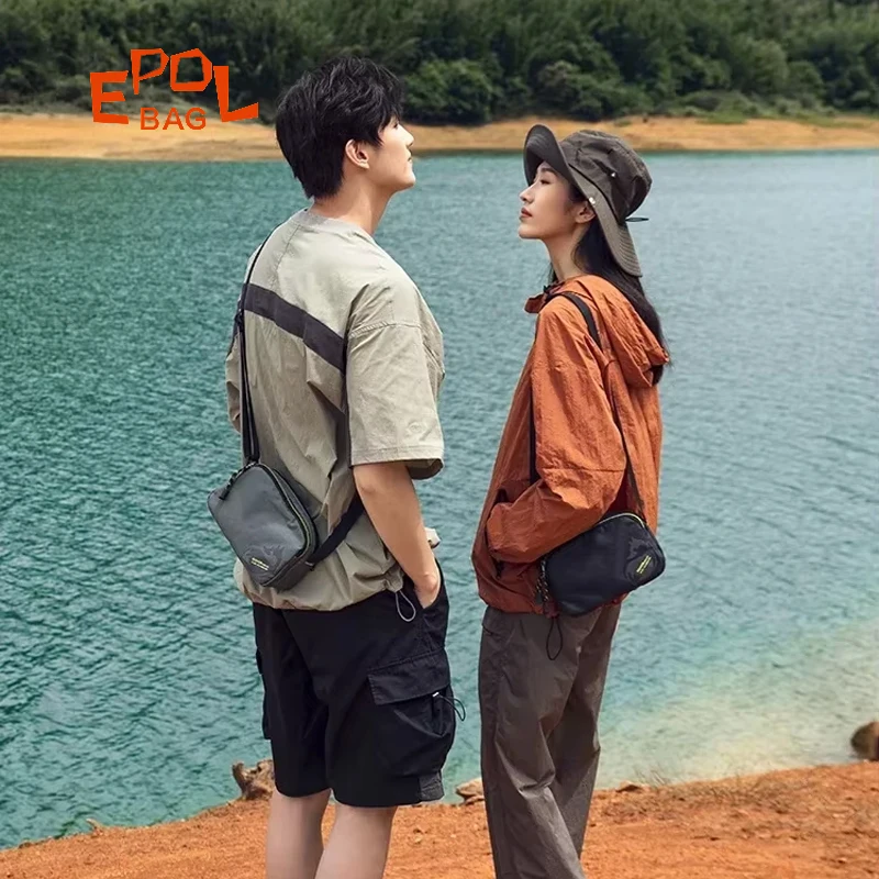 

Маленькая сумка через плечо EPOL для женщин, трендовая нейлоновая повседневная сумка на плечо 2025 года, легкая водонепроницаемая женская сумка из ткани Оксфорд 3033-07