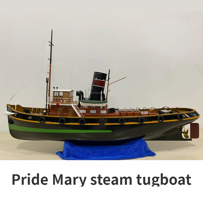 1/32 Steam Tug Model PROUD MARY Electric Remote Control Ship Model Kit New Ship Model