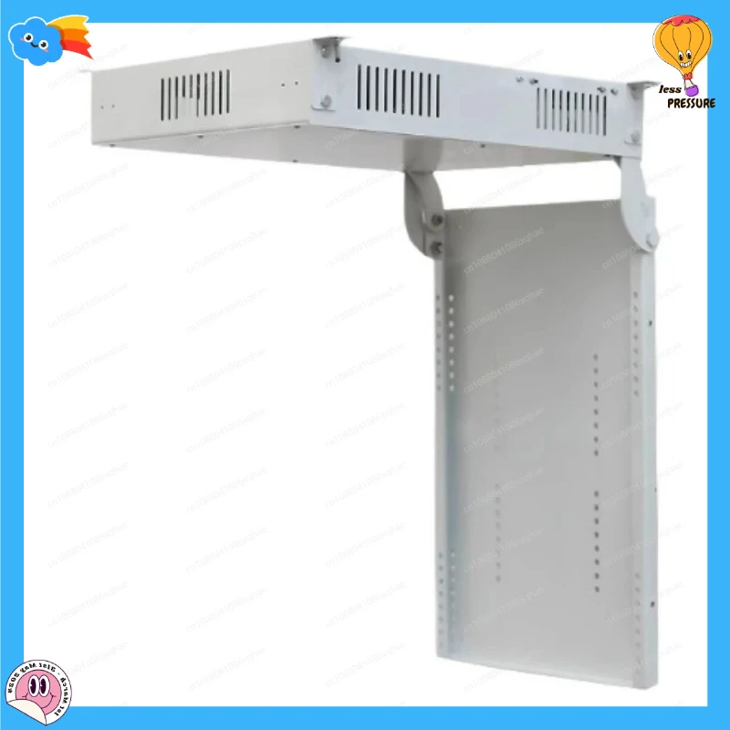 26-84 Inch Universal Electric Ceiling TV Bracket - Remote Control Telescopic Flip Hidden Inverted Mount