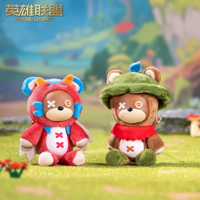 Original League Of Legends Tibbers Cosplay Series Blind Box Kawaii Keychain Decora Mystery Box Anime Figure Collection Kids Gift view 3