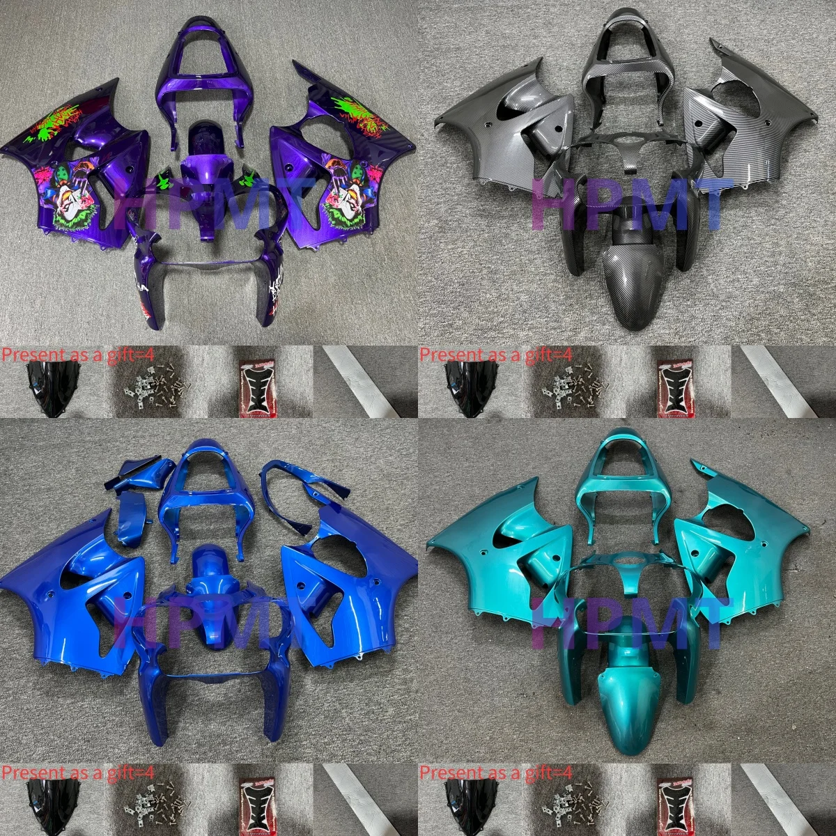 

NEW ABS Motorcycle Injection mold Fairings Kit fit for Ninja ZX-6R 2000-2002 ZX6R zx6r 636 2000 01 02bodywork full fairing kits