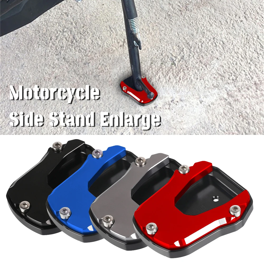 

ALL YEARS FOR HONDA NX125 NS110R NBX100 EX125 Motorcycle Accessories CNC Kickstand Foot Side Stand Extension Pad Support Plate