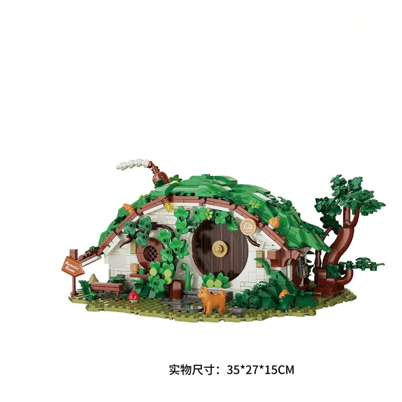 

Dwarf House Collectible Model Assembly Kit Creative Learning Play Set Toy-Children's Educational Building Blocks