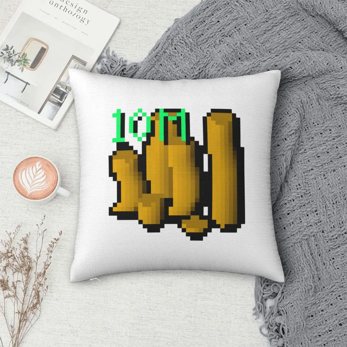 

10 м монеты-Квадратная наволочка Runescape, наволочка, наволочка для дома, спальни, автомобиля