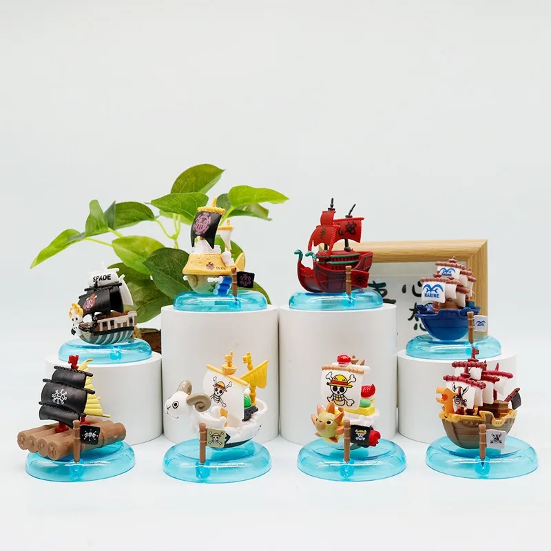 

Bandai One Piece pirate ship figure,Sunshine Beard ship anime car collectible model, blind box toy PVC Model Doll Gift Kids Hot