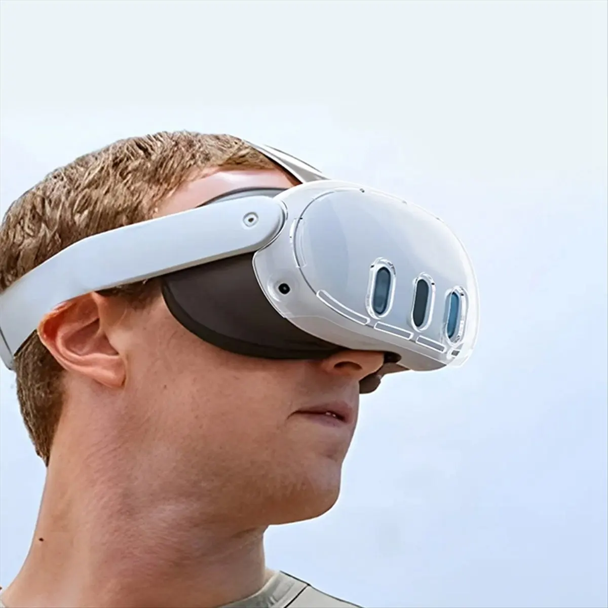 A85P For Meta Quest 3 Headset Q 3 Host Crystal Case Lens Cover Tempered Film Rocker Cap Strong Protection VR Accessories