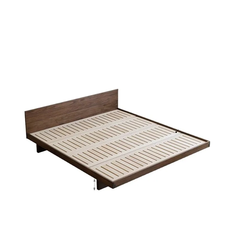 

North American, black walnut, suspended, modern, minimalist, all solid wood, tatami, master bedroom