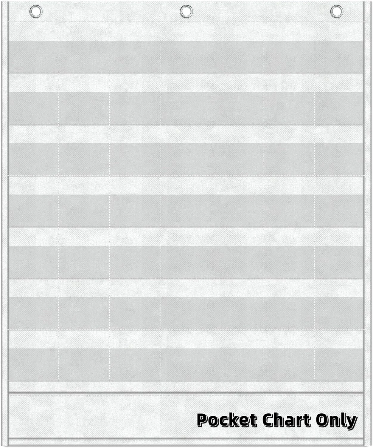 Classroom Calendar Pocket Chart for Kids Learning 49 Pockets Monthly Calendar  Teacher SuppliesPreschool Wall Decor Only Chart