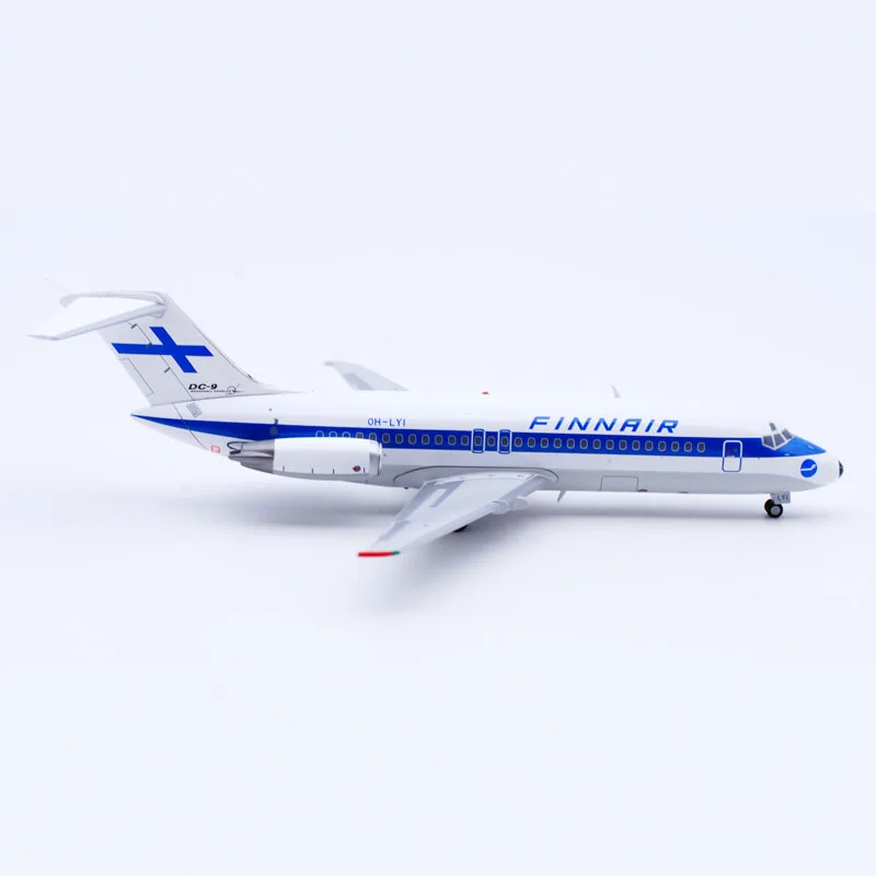 LH2375 Alliage Collection Avion Cadeau JC Ailes 1:200 Finnair Mcmatnell Douglas DC-9-15 Moulé Sous Pression Modèle D'avion OH-LYI Avec Support