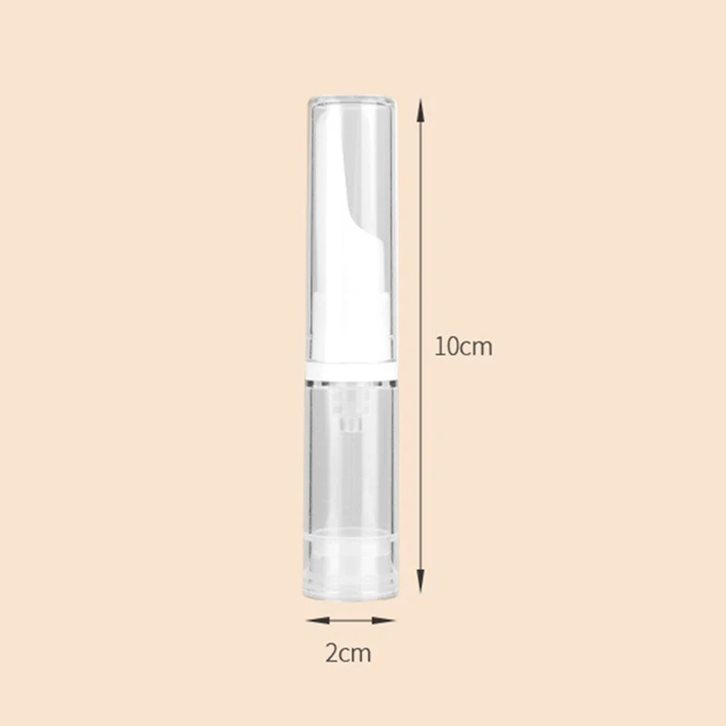 5ml Clear Airless Vacuum Pump Bottle Cosmetic Eye Cream Travel Size Dispenser Refillable Containers Shampoo Toiletries