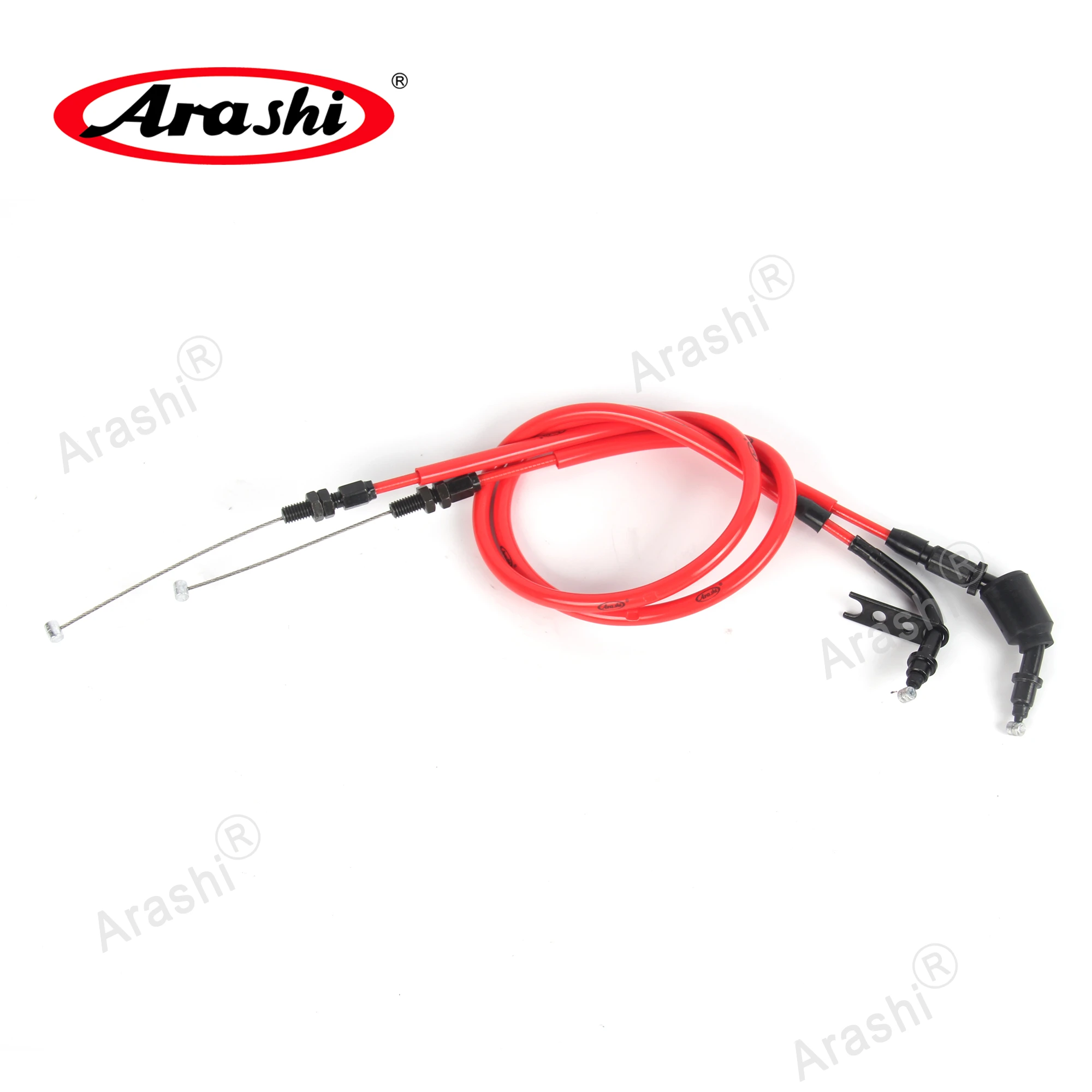 Arashi Throttle Cable For SUZUKI GSXR1000 GSX-R GSXR 1000 2009 2010 2011 2012 2013 2014 2015 2016 K9 Stainless Rubber Wire Line