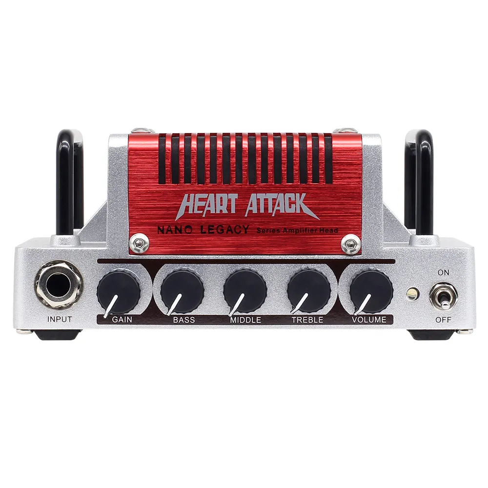 Hotone Nano Legacy Heart Attack Mini 5 Watt Compact Guitar Amp Head with 3 Band EQ NLA-3