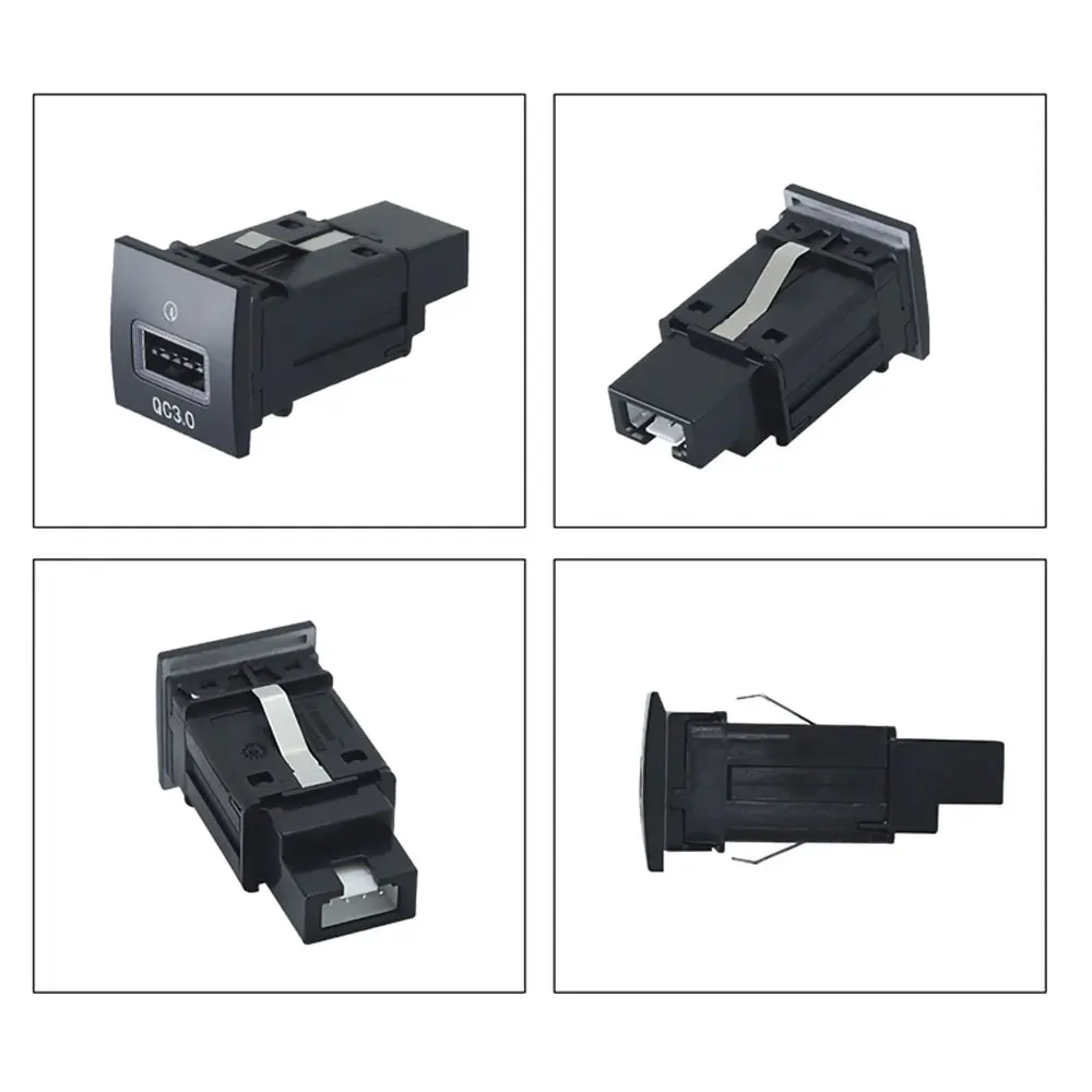 Für VW Golf 6 Jetta 5 MK5 Scirocco 06-12 QC3.0 Typ C PD USB Schnell-Autoladegerät Ersatzstecker 12V/24V – Detail 2