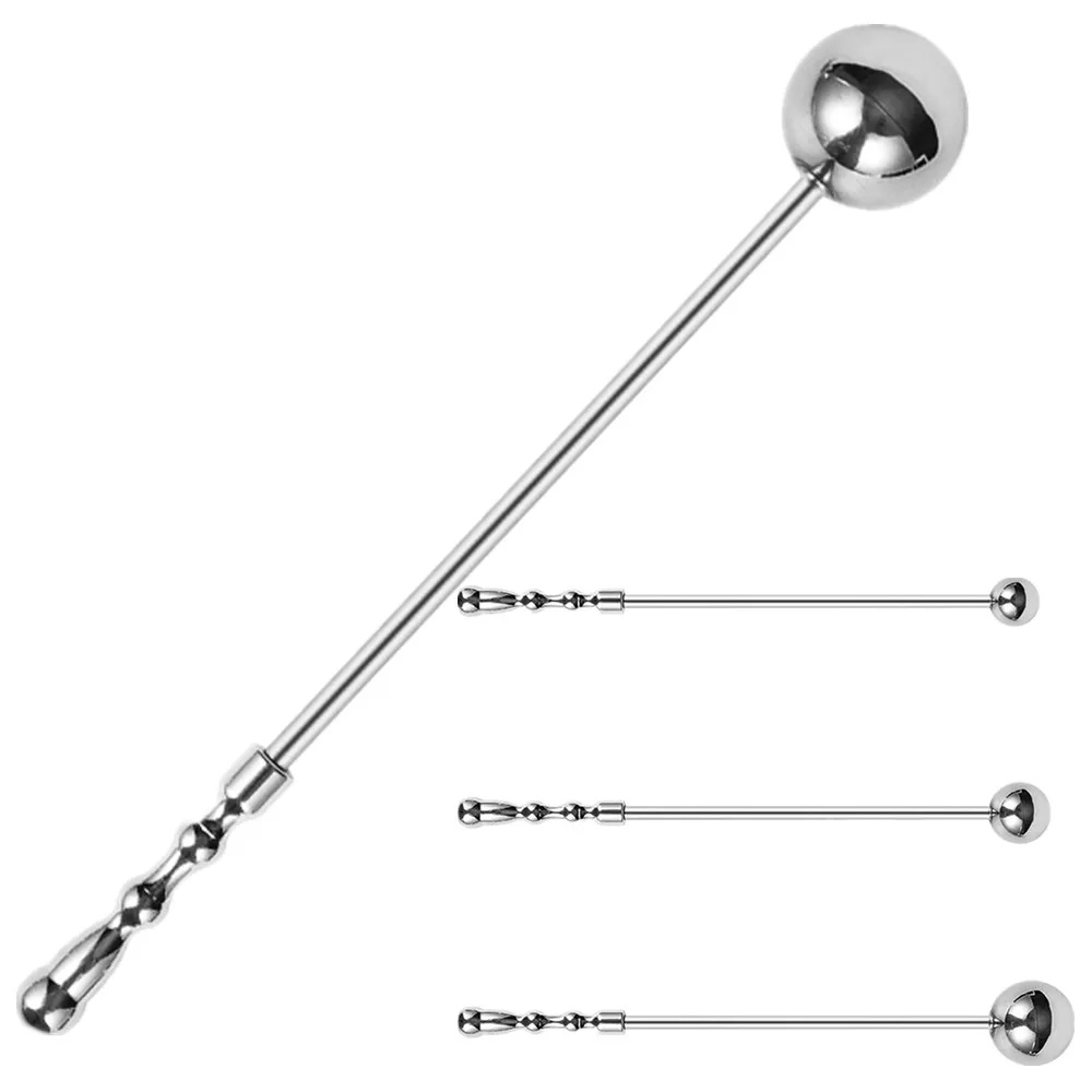 Stainless Steel Double Ended Anal Plug Stimulate G-Spot Prostate Massager Beaded Dildo Masturbation Orgasm SM Sex Toys for Women