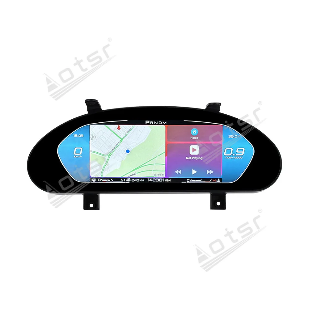 High Quality Digital Cluster Odometer For Maserati President 2007-2012 GT 2007-2015 LCD instrument panel Carplay Virtual Cockpit