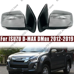 For ISUZU D-MAX DMax 2012-2019 Car Rearview Mirror Assembly Auto With Turn Signal Fold Heating Lens Adjustment Mirror Assy