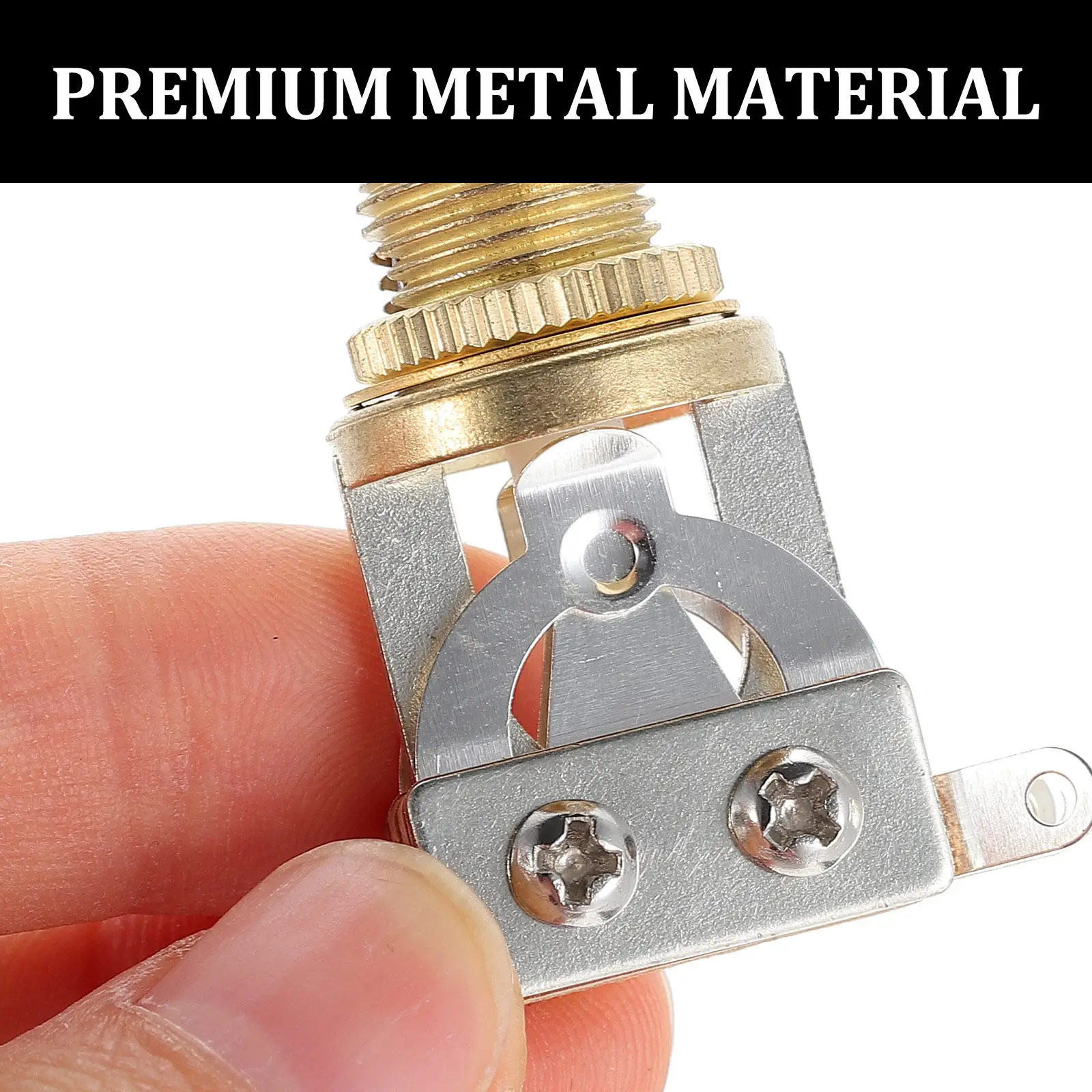 Guitar Pickup Selector 3 Way Toggle Switch Heavy Duty Metal Body Smooth Operation for Pickup Selection