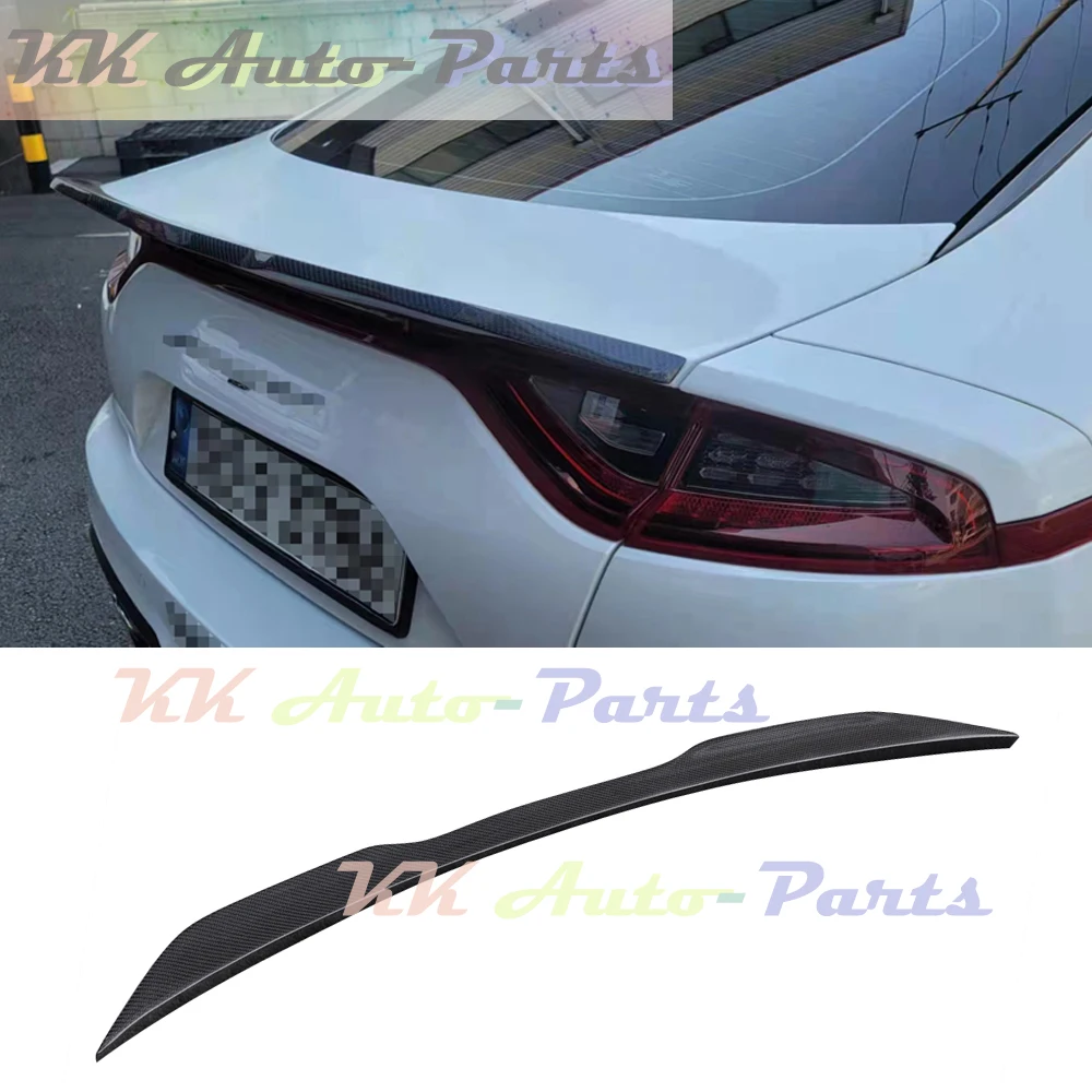 

Настоящий карбоновый спойлер на крышку багажника для KIA Stinger 2017-2021, тюнинг для авто