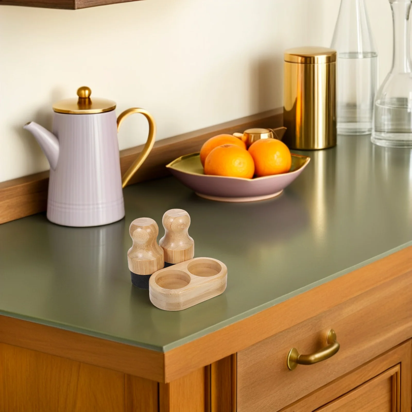 

1 Set Butcher Block Oil Compact Wax Brush For Cutting Board Mineral Oil Applicator Surface Care Tool Ergonomic Handle Bamboo