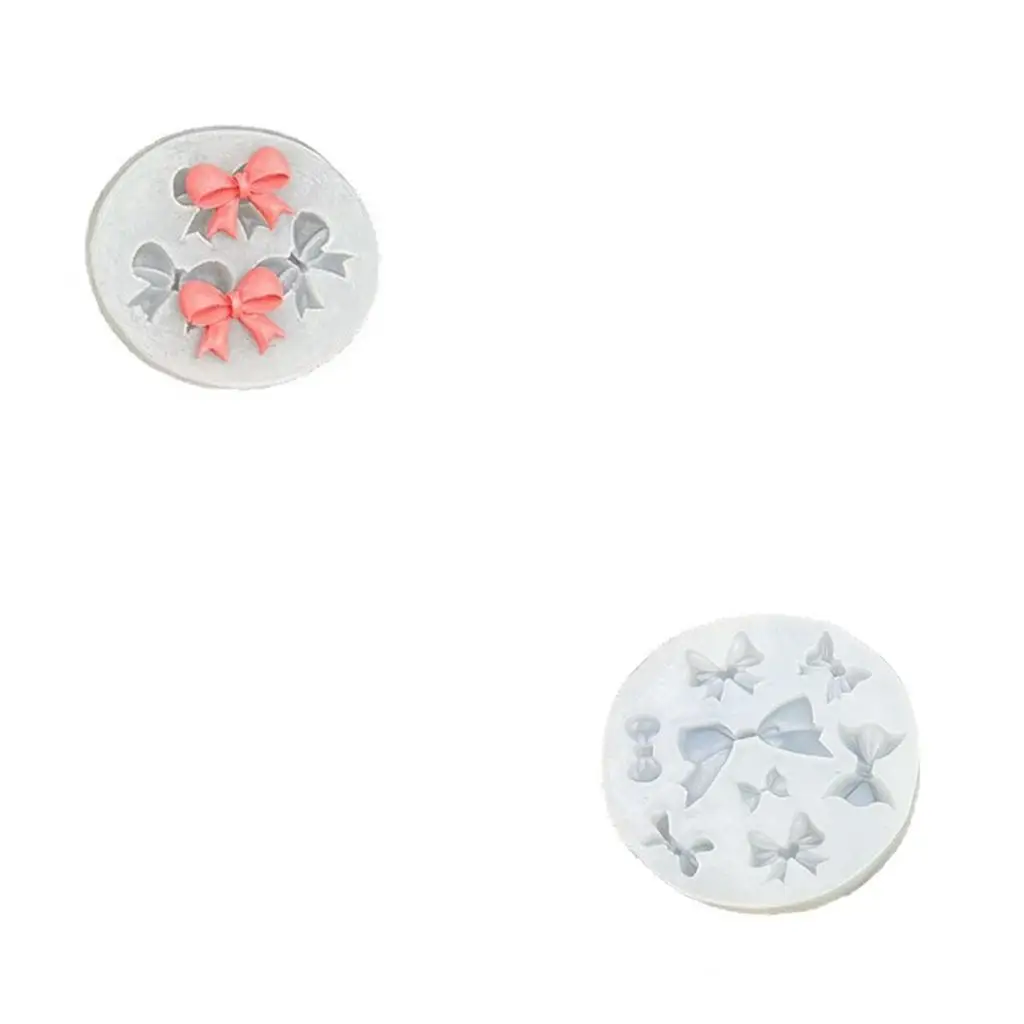 Silicone Handmade Pendant Molds Crafting Supplies Bowknot for Resin Art