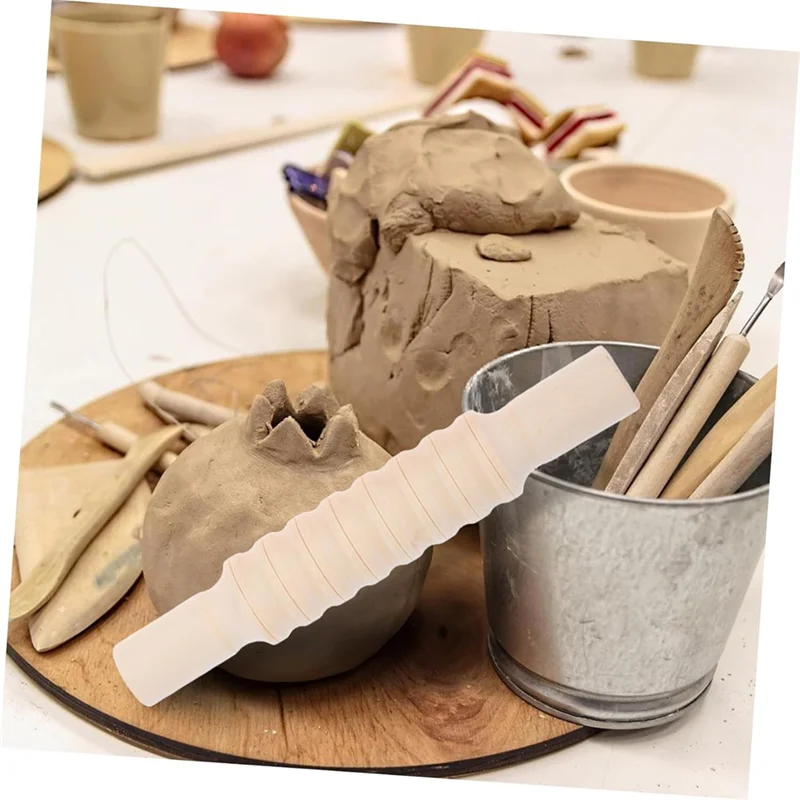 

Детские палочки с тиснением, 3 шт., деревянная текстура, грязеотный узор, роликовый стержень, домашний керамический набор-A68E