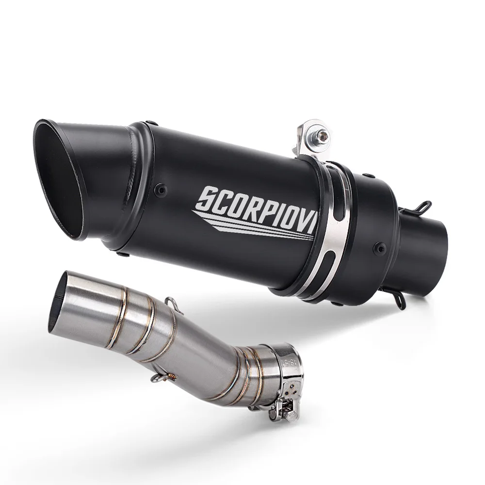 For CBR500 CBR500R CB500F CB500X CB400 CBR400 2016 - 2021 2024 Motorcycle Exhaust Escape Modified Muffler Middle link Pipe view 6
