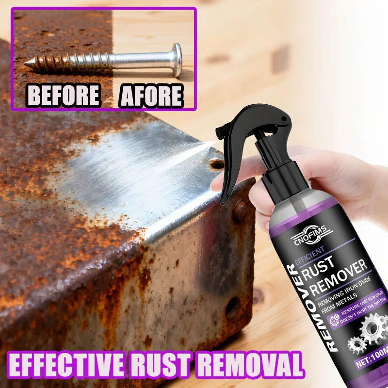 100 ml Auto-Metallrostentferner-Spray – Mehrzweck-Chromoxid-Entfernungs- und Reparaturpaste für Metalloberflächen und Kalziumkarbonat