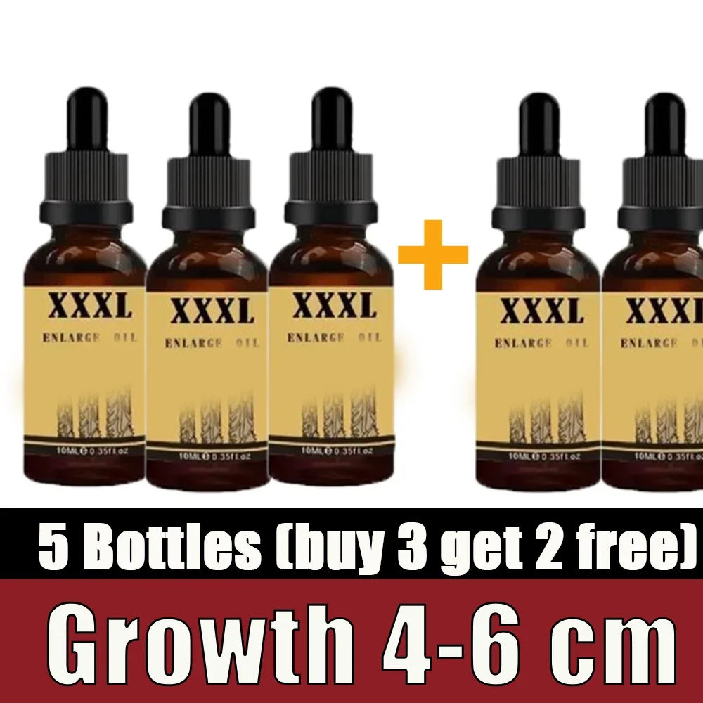 Penis Permanent Thickening, Increase XXL Growth Enlargement Massage Men\'s Cock Erection Lubricant Plant Extracts Massage Oil