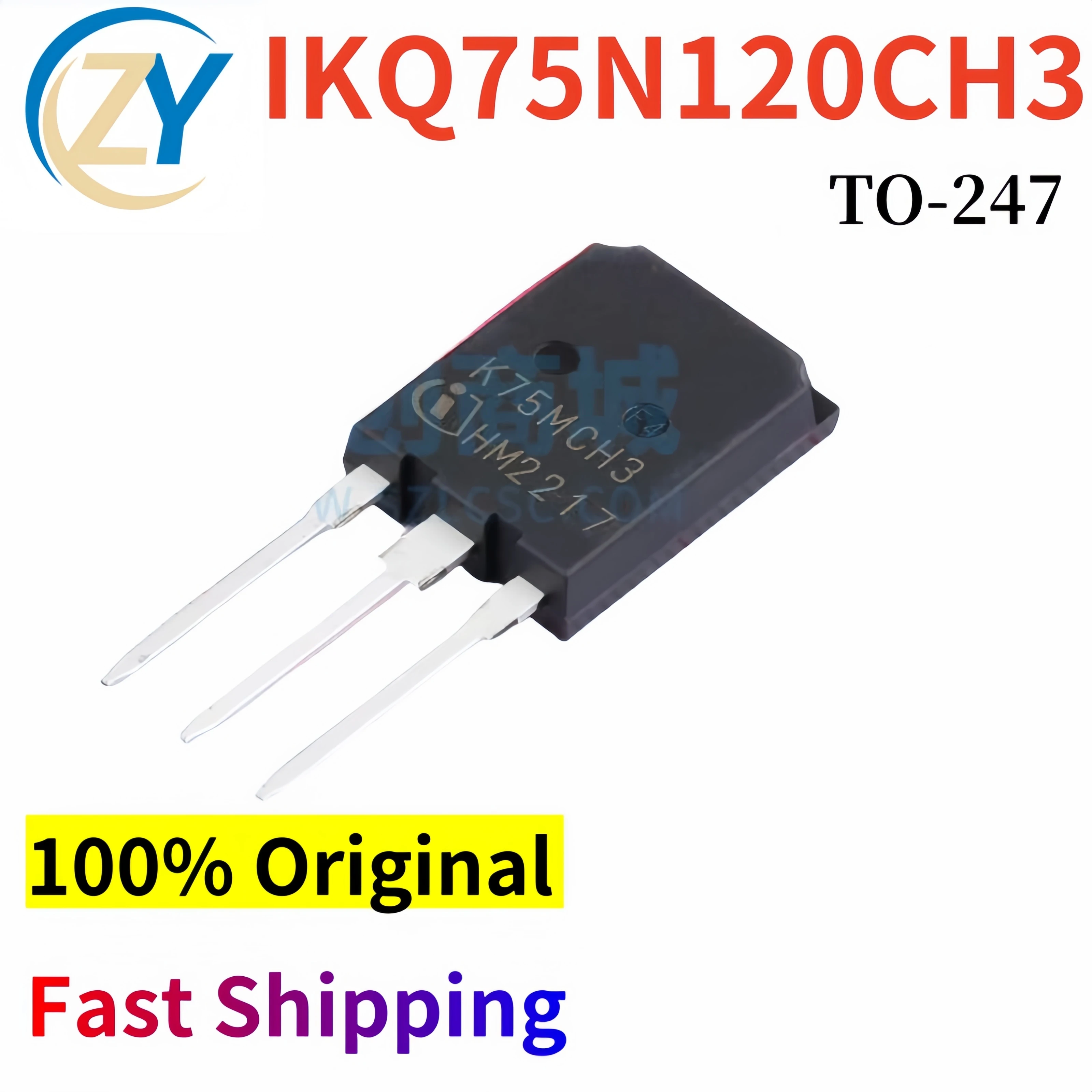 

IKQ75N120CH3 IGBT Transistors IKQ75N120 Single 150A TO-247 100% Original & In Stock