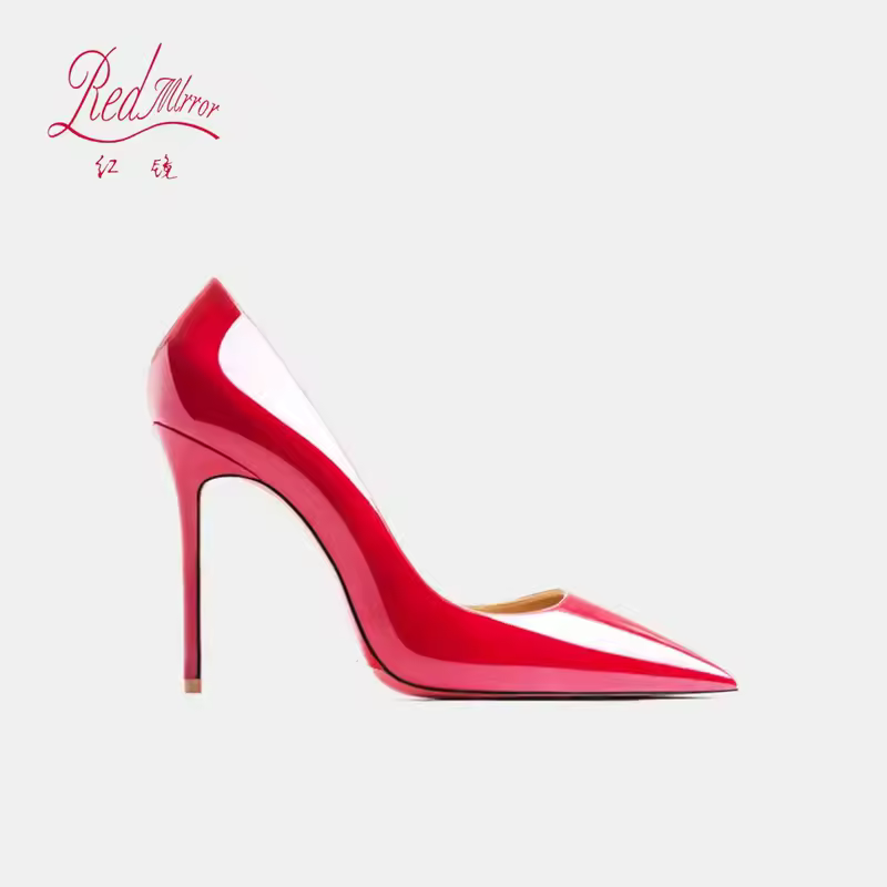 Black Women's elegant high heels Red Shiny Bottoms Luxury Brand Women heels 2025 trend Pointed Toe Sexy Party Pumps shoes Women - Image 21