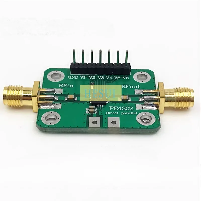 PE4302 Module Range-31.5dB Step-0.5dB 1MHz- 4GHz CNC Digital Microwave RF attenuator module board Parallel immediate mode