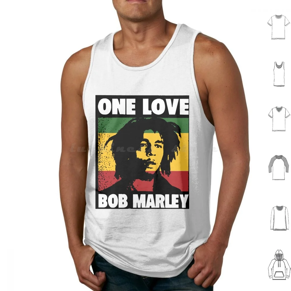 Marley Tank Tops Vest Sleeveless Marley One Love Geek Freak Superfreak