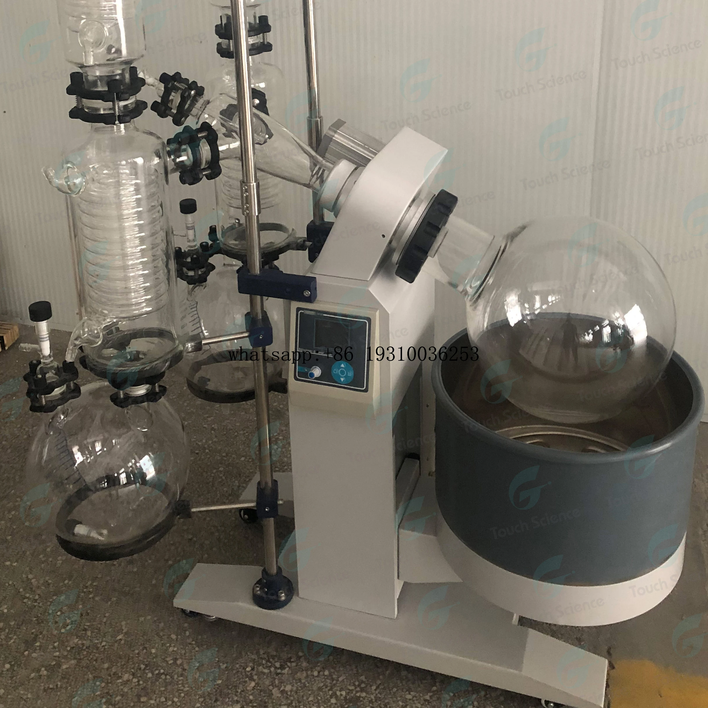 Lab Rotary Evaporator Vapes Set With Vacuum  And Chiller