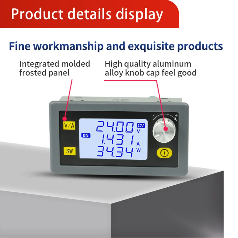 DC-DC Buck Boost Converter 5.0~30V To 0.6~30V Adjustable Regulated Laboratory Power Supply CC CV 0~4.0A 6V 12V 24V Power Module