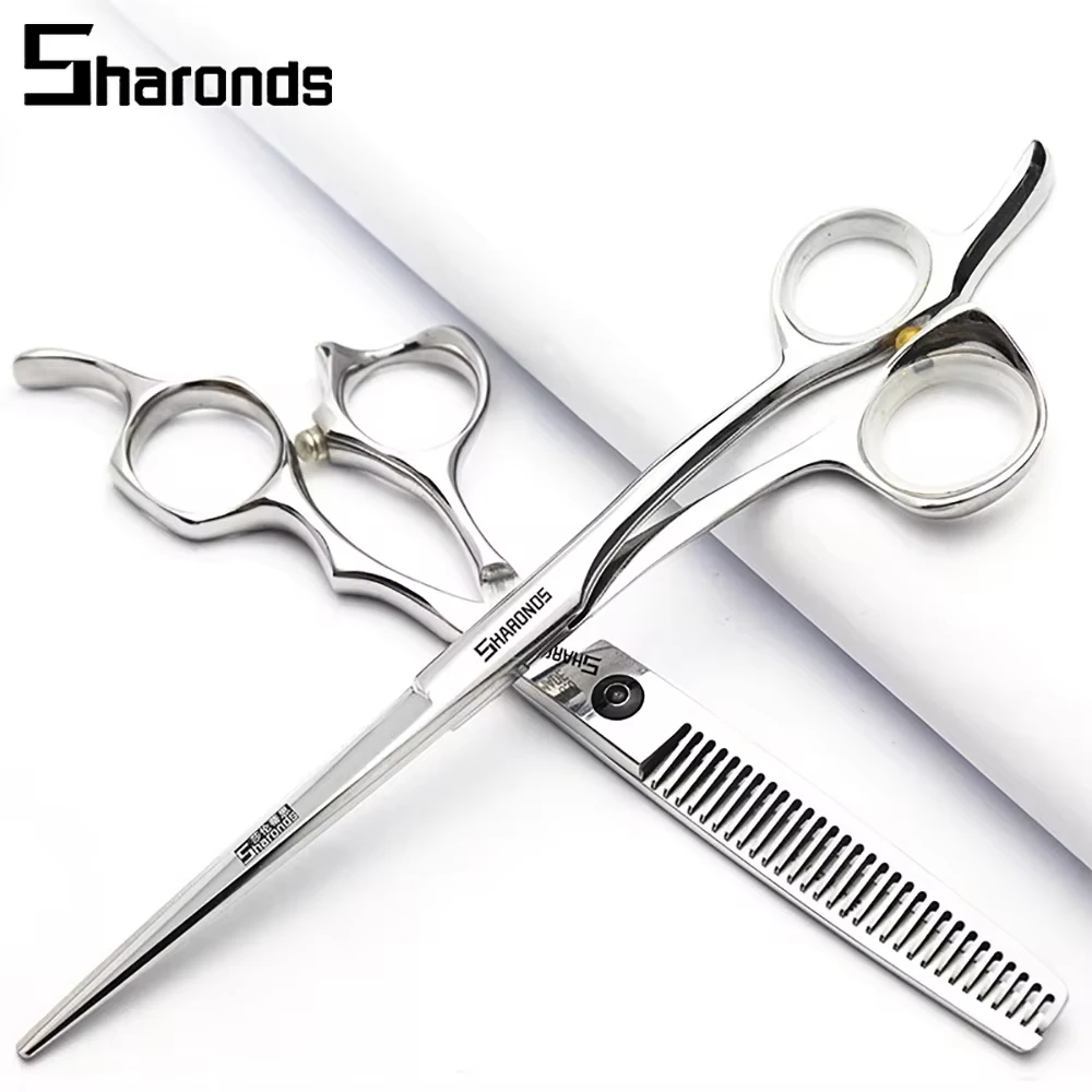 

SHARONDS Hairdressing Professional Scissors 440C Japanese Steel Barber Specialized Clippers Hairdressers Dedicated Shears