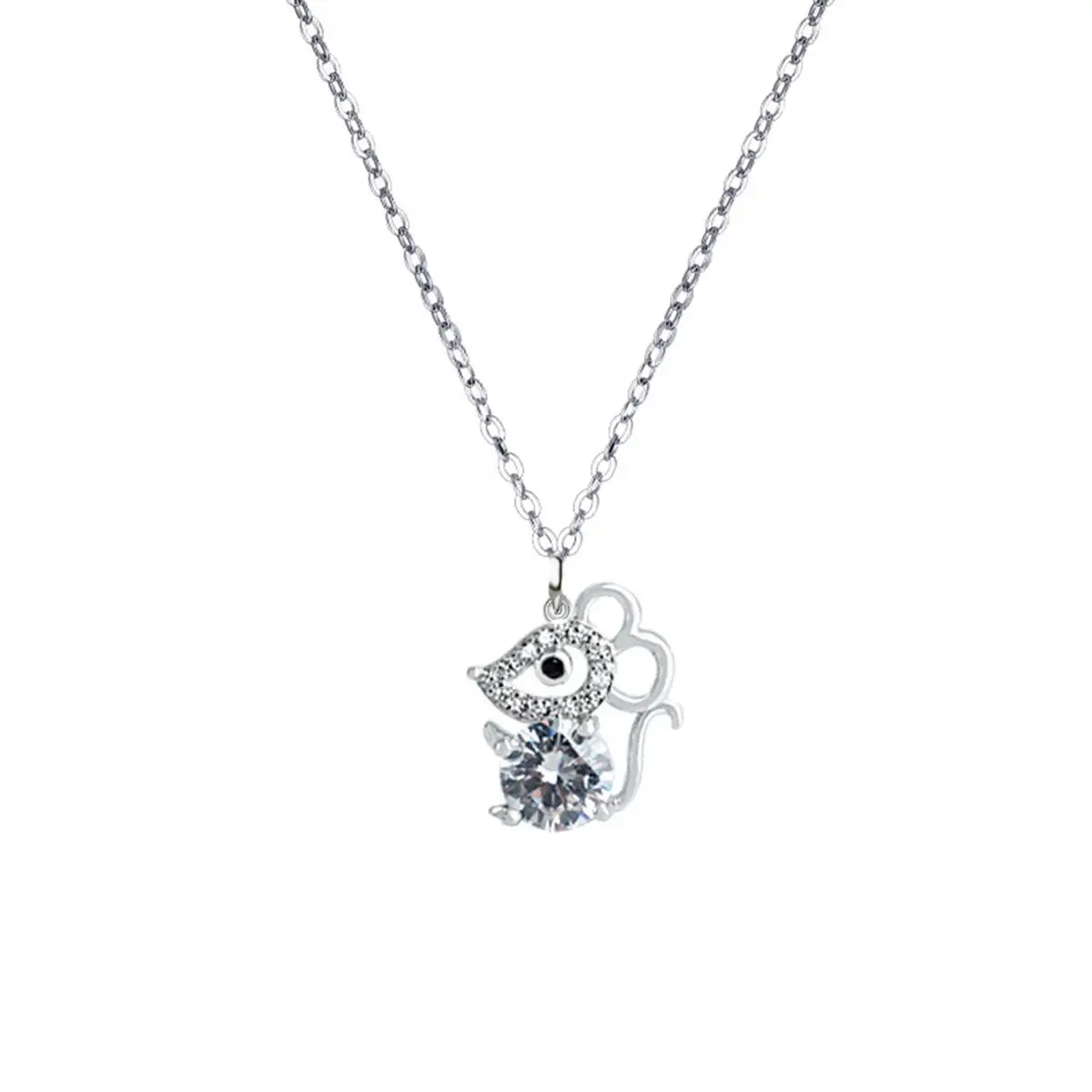 

Sterling Silver Chains for Women Choker Neck Decoration Cute Jewelry Women's Necklace