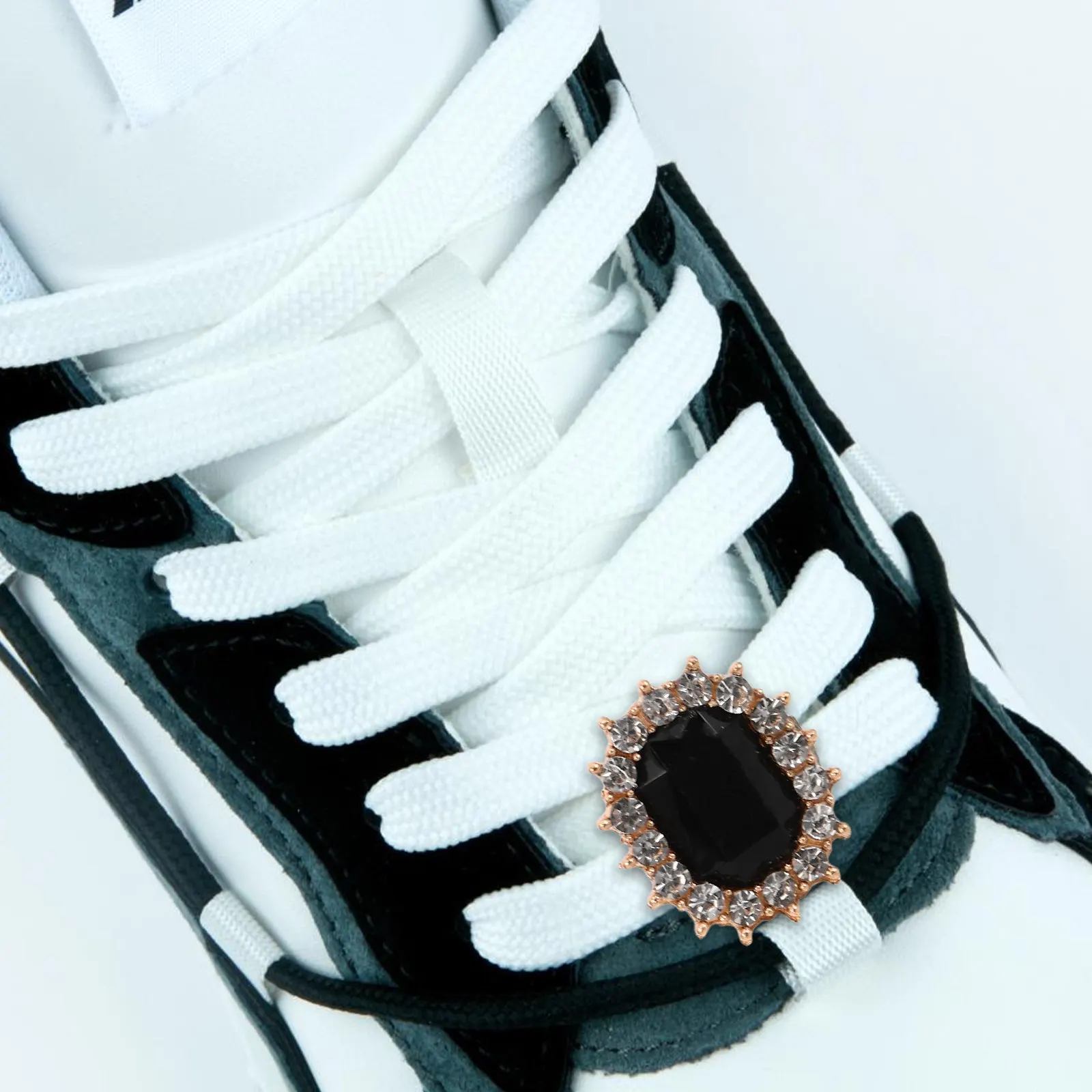 

8 шт. ретро-пряжек для обуви со стразами, декоративные подвески для шнурков, аксессуары для женских кроссовок DIY