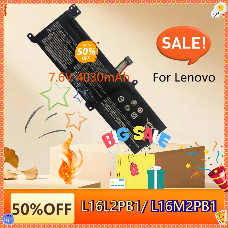 

L16M2PB1 L16L2PB1 30Wh Laptop Battery for Lenovo Ideapad 320-15IKB 330-15ICN 15IAP 15AST 15ABR 14ABR 520-15IKBR Bateria
