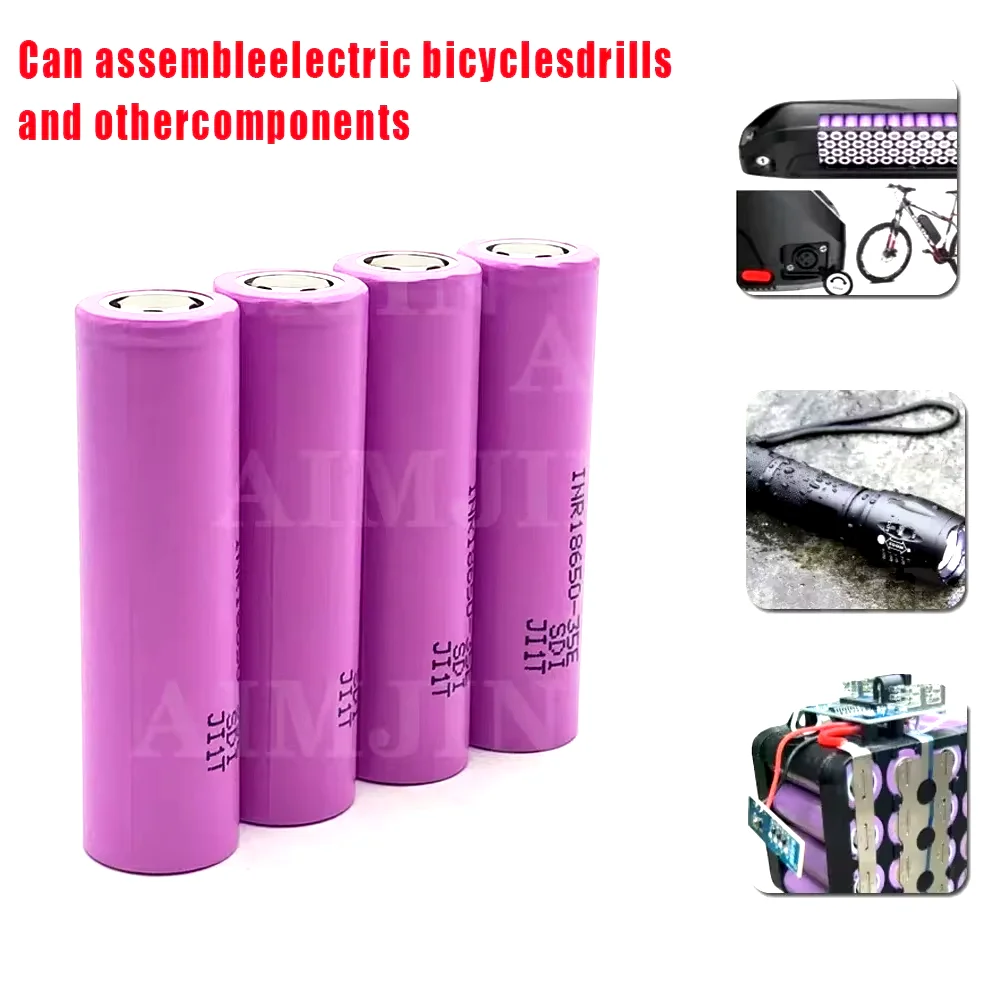 Original Rechargeable Battery For 18650 3000Mah 20A Discharge INR18650 35E 3.7V Li-Ion Rechargeable Battery