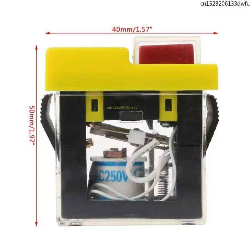 KJD6 5E4 250V Electromagnetic Switch Waterproof Magnetic Start Button Power-off Protection Self-locking Switch KJD20