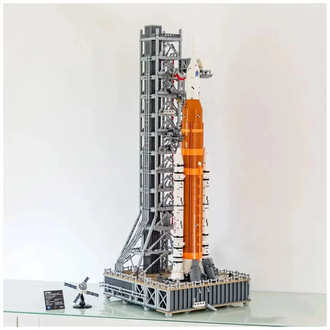 

2026New 10341 Artemis Space Launch System Building Block Mars Exploration Model Bricks Toys for Kids Adult Gifts