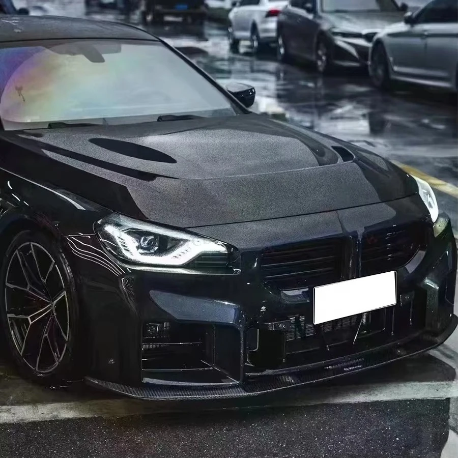 2023+ per G87 Serie 2 M2 Cofano anteriore Kit carrozzeria in fibra di carbonio a secco con coperchio cofano e viti Nuova condizione