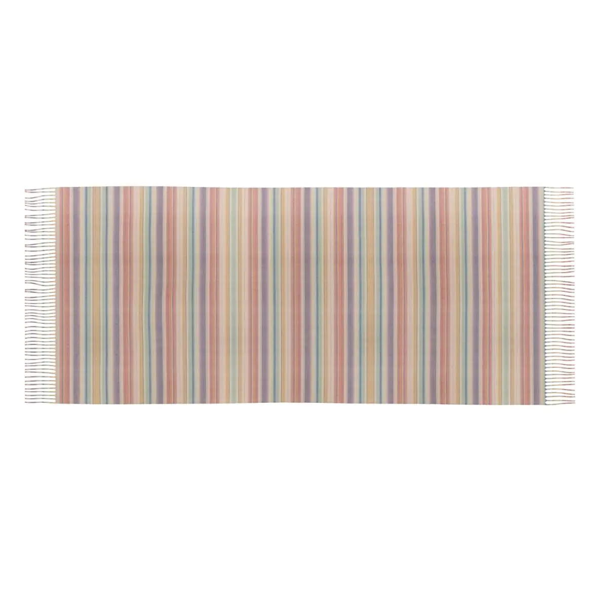 Bufanda con textura de tela de lujo bohemia Retro con estampado personalizado, bufandas cálidas de invierno para hombres y mujeres, chales con rayas geométricas