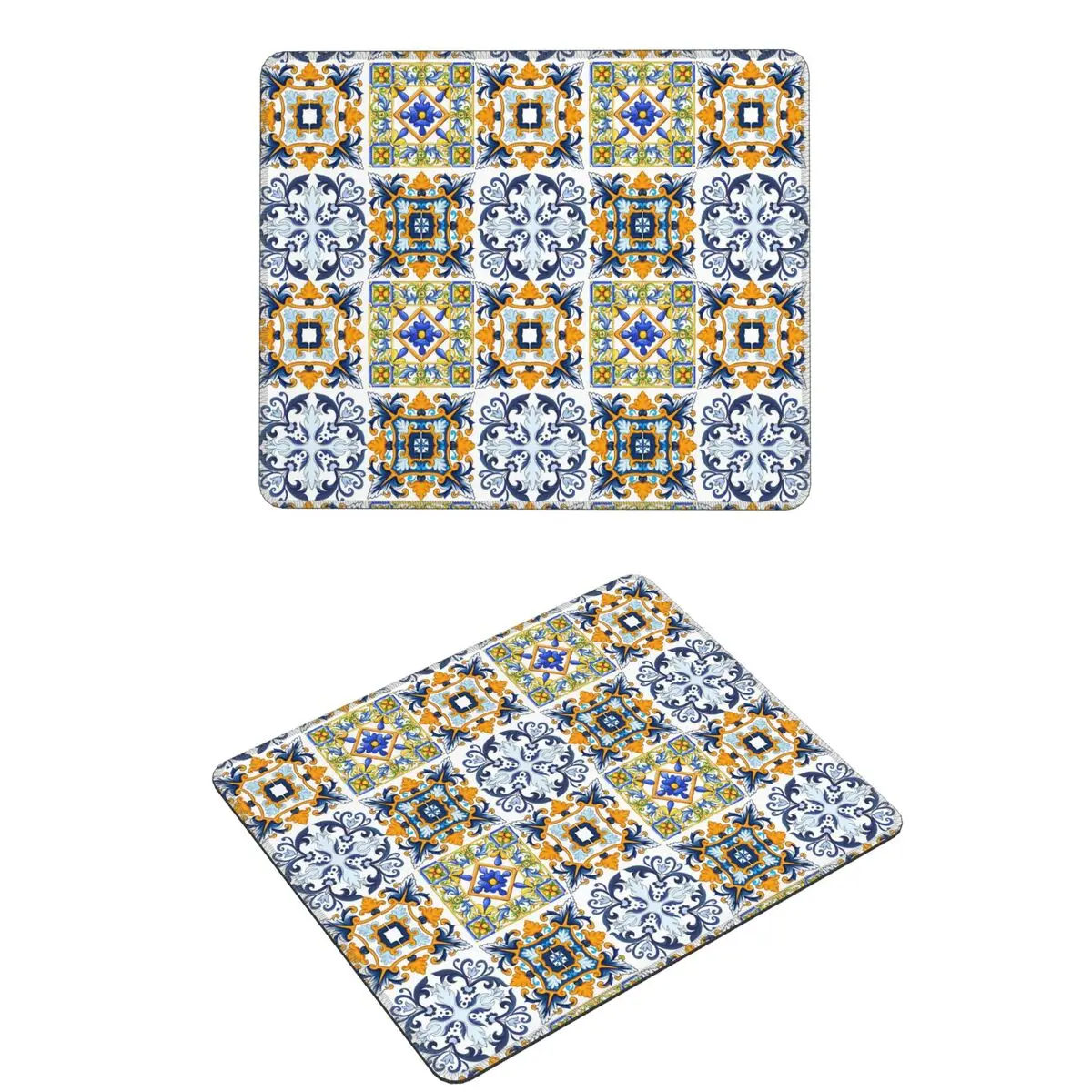 

Copy Of Sicilian Tiles,mediterranean,mosaic,ornamental Mouse Pad Computer Keyboard Mouse Mat Gaming PC Laptop Desk Mat