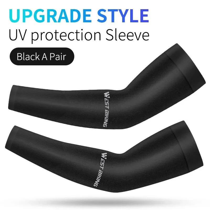 1 Pair Sports Arm Compression Sleeves Basketball Cycling Arm Warmer Summer Running UV Protection Volleyball Sunscreen Band