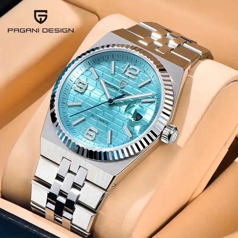 PAGANI DESIGN 40MM Men Mechanical Watch Top Luxury Japan movement Automatic Watch Sport Stainless Steel Waterproof Watch for Men